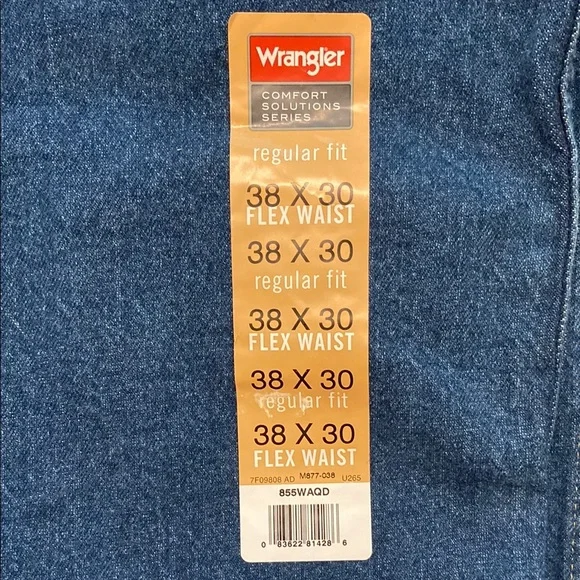 Wrangler Blue Relaxed Jeans Classic Style - Picture 3 of 3